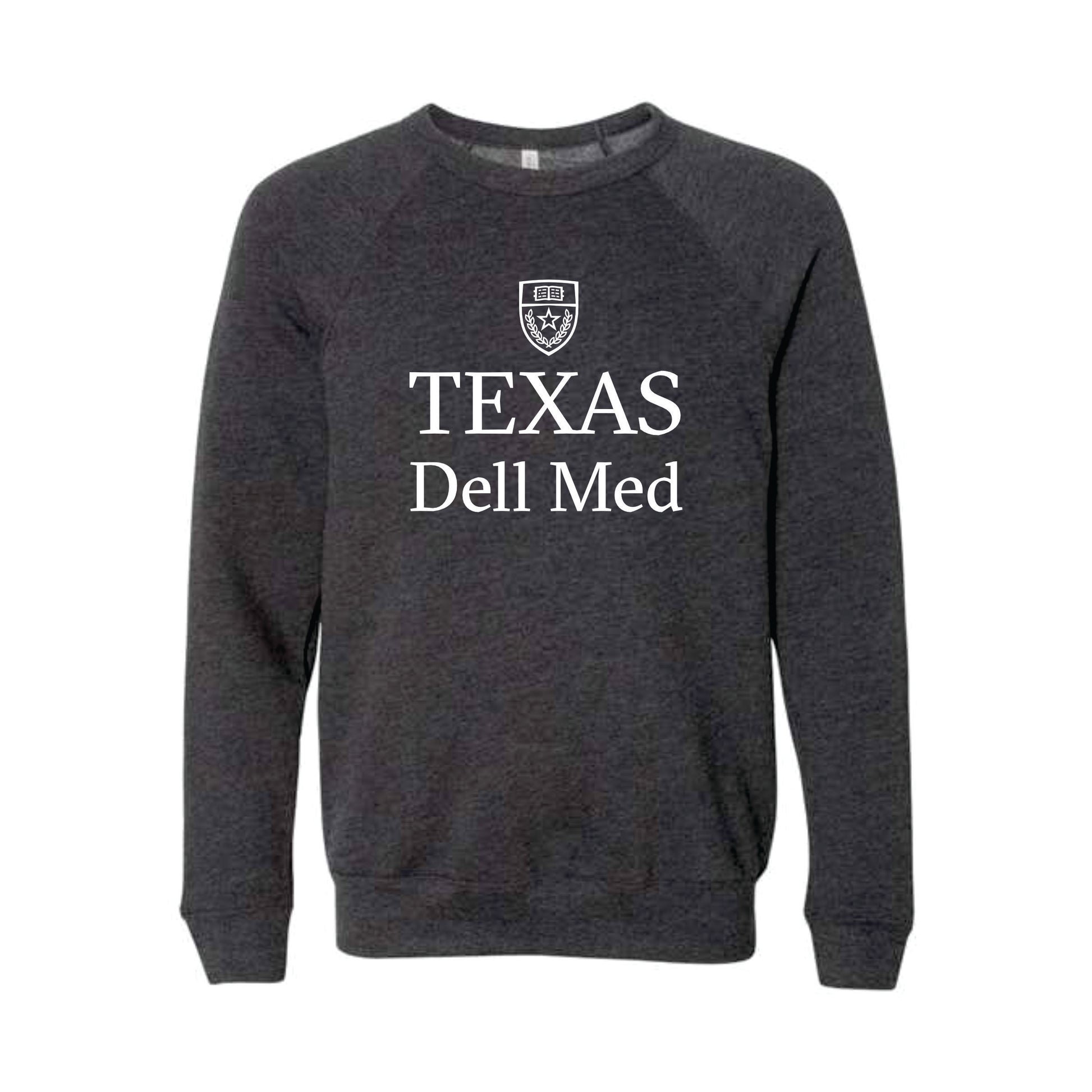 Dell Medical Bella Canvas Unisex Dark Grey Sponge Fleece Sweatshirt