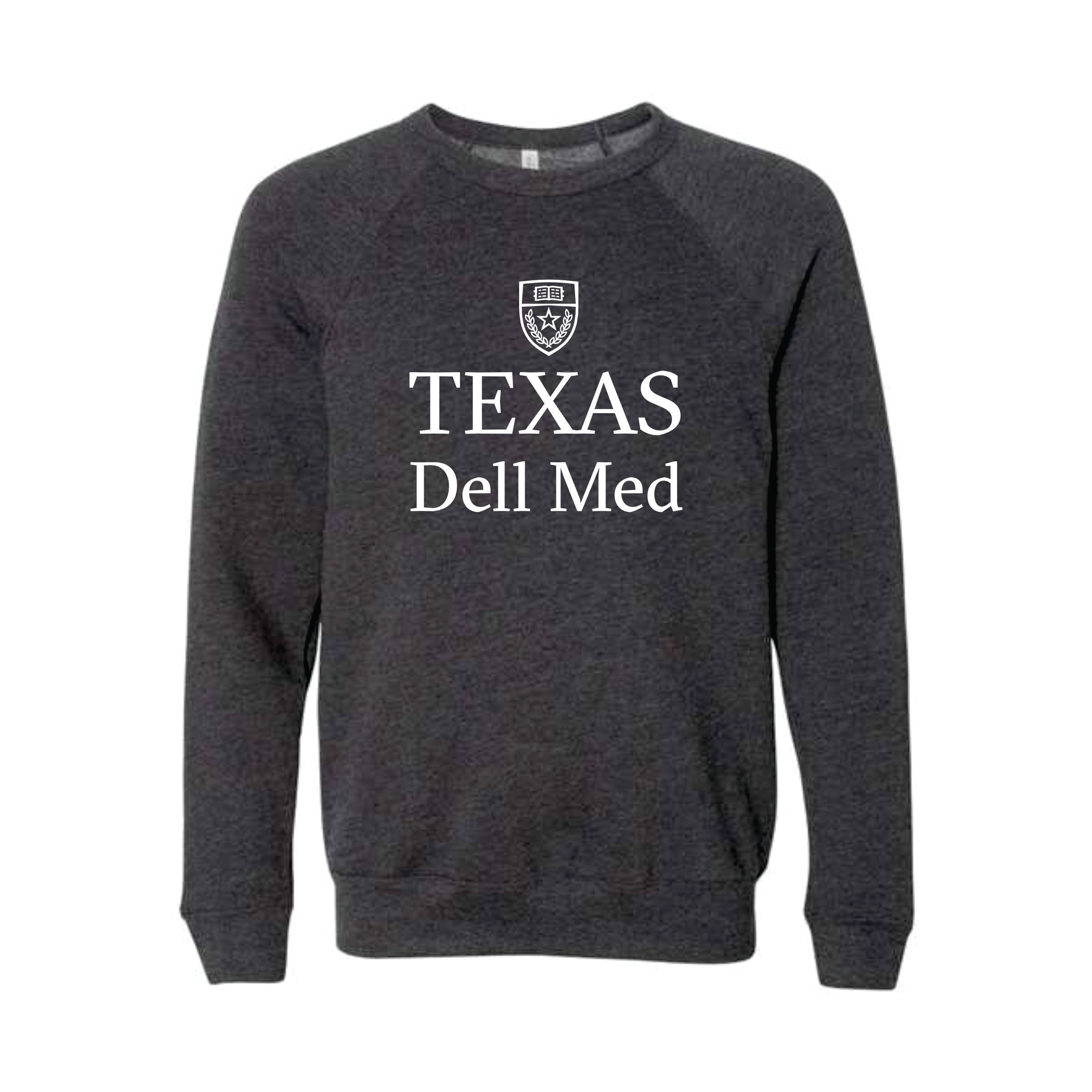 Dell Medical Bella Canvas Unisex Dark Grey Sponge Fleece Sweatshirt