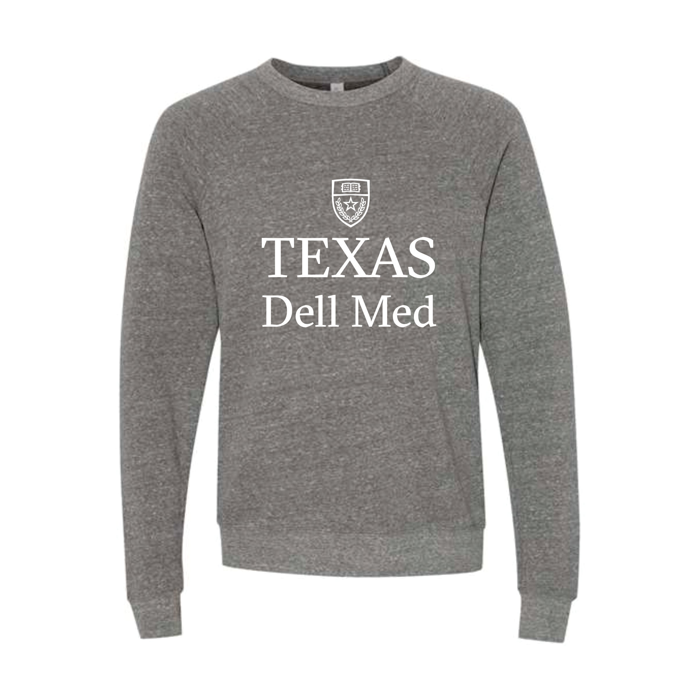 Dell Medical Bella Canvas Unisex Grey Sponge Fleece Sweatshirt