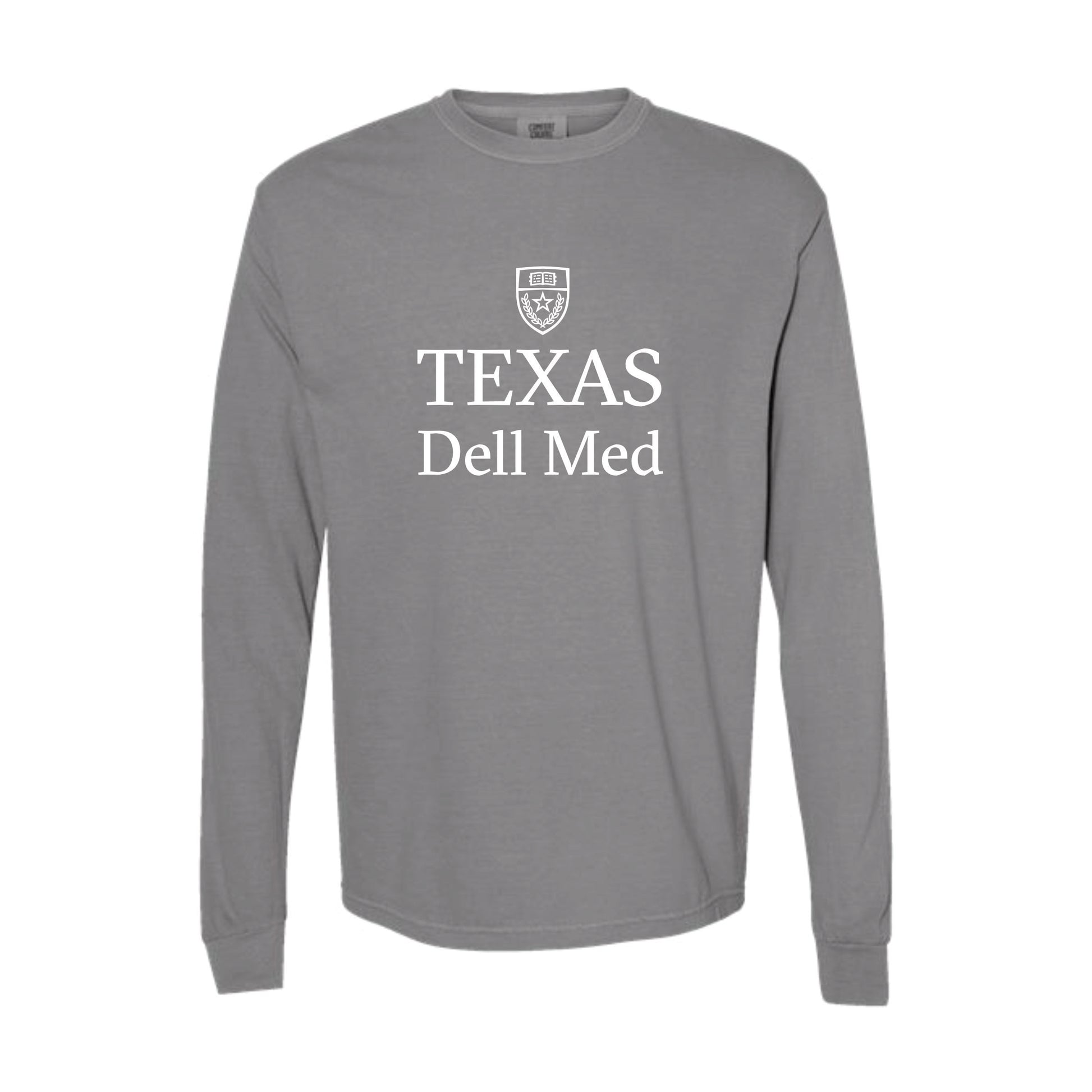 Dell Medical Comfort Colors Unisex Grey Long Sleeve Tee