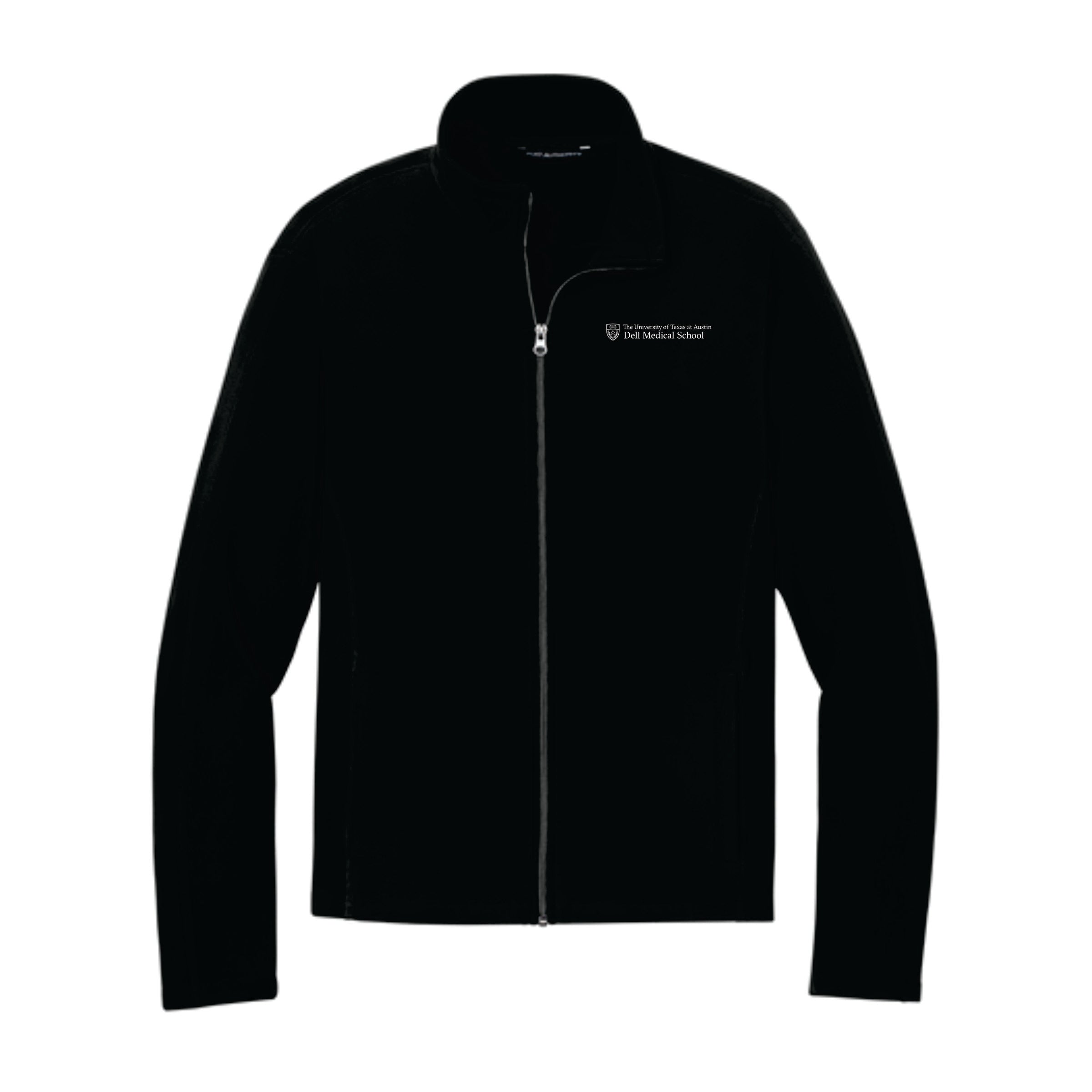 Dell Medical Port Authority Black Men's Microfleece Jacket