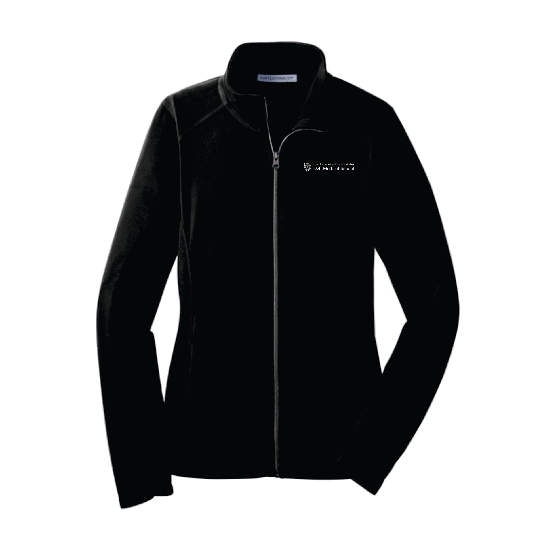 Dell Medical Port Authority Black Women's Microfleece Jacket