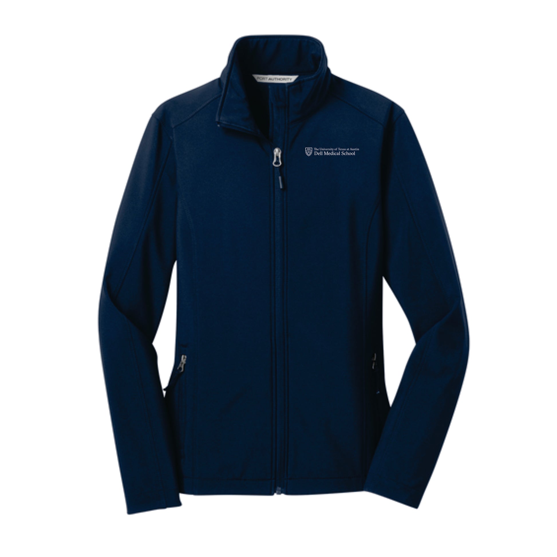 Dell Medical Port Authority Navy Women's Core Soft Shell Jacket