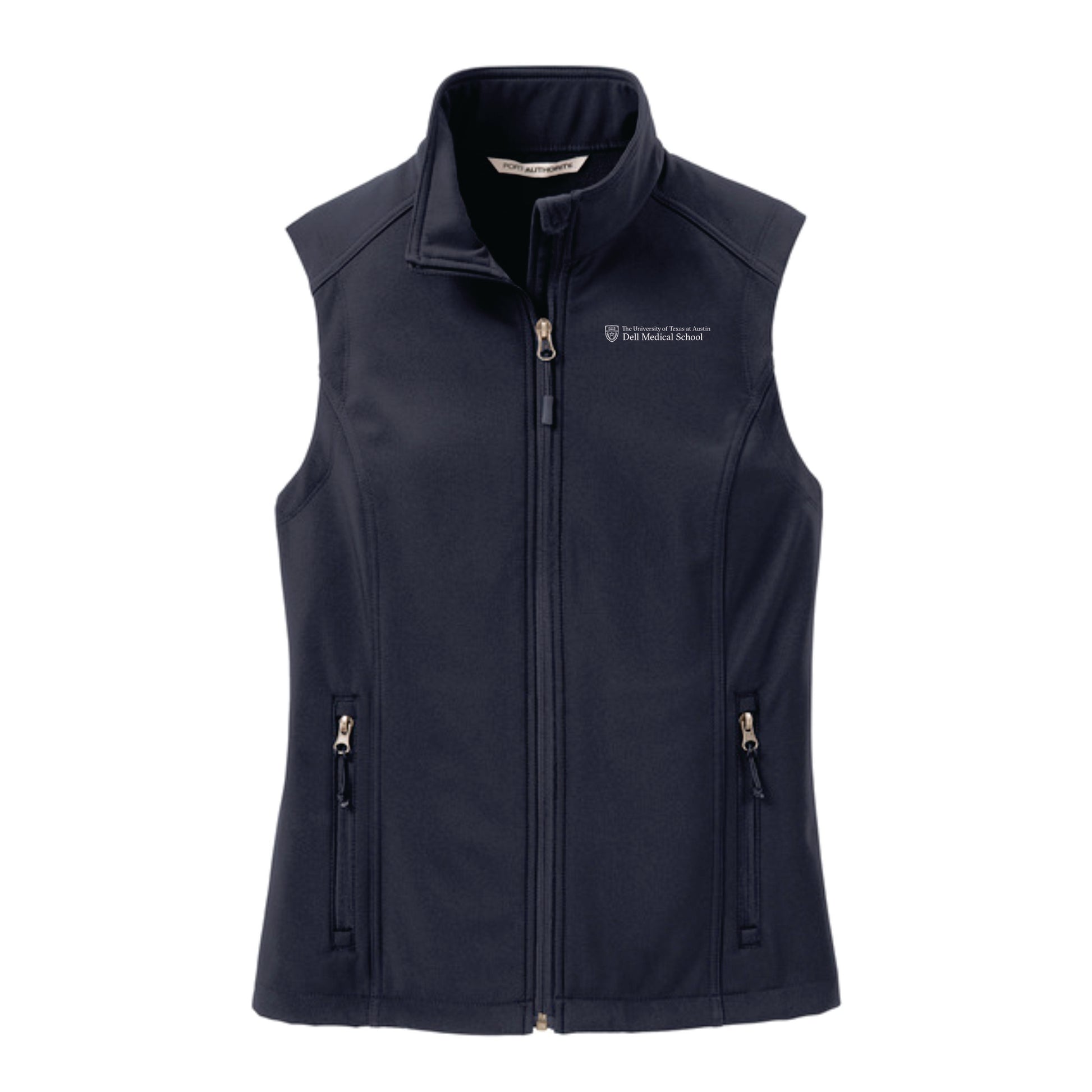 Dell Medical Port Authority Dark Grey Women's Soft Shell Vest