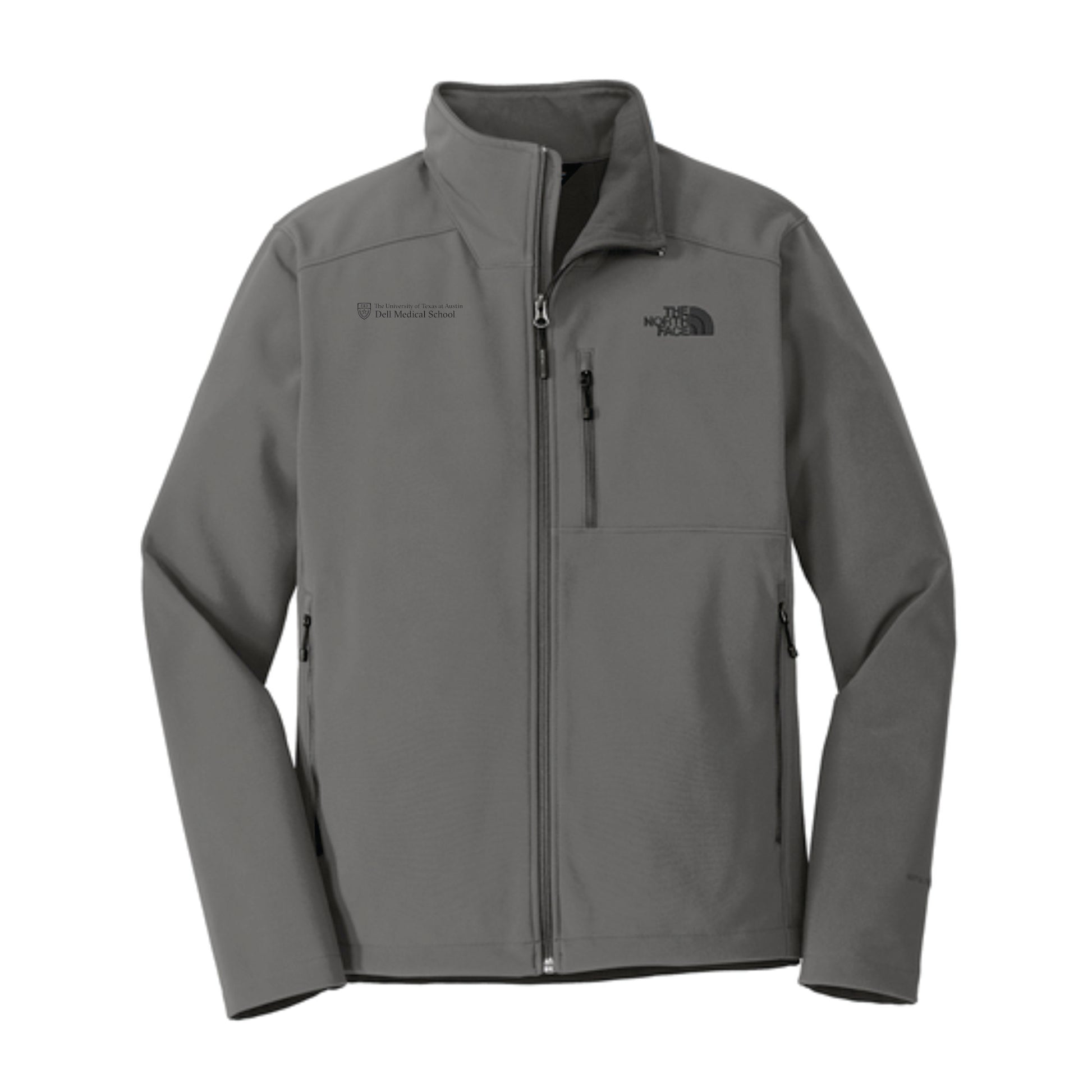 Dell Medical North Face Grey Men's Apex Soft Shell Jacket