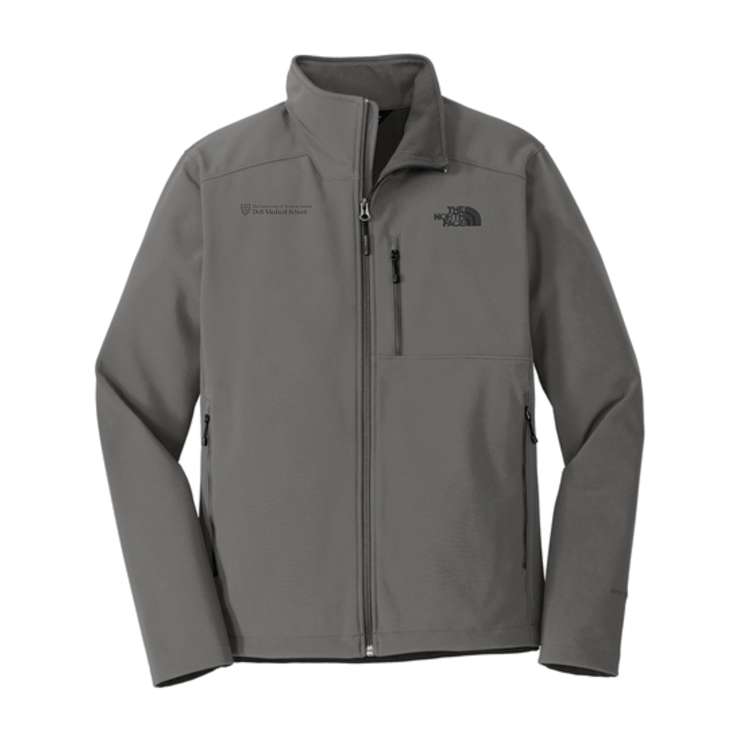 Dell Medical North Face Grey Men's Apex Soft Shell Jacket