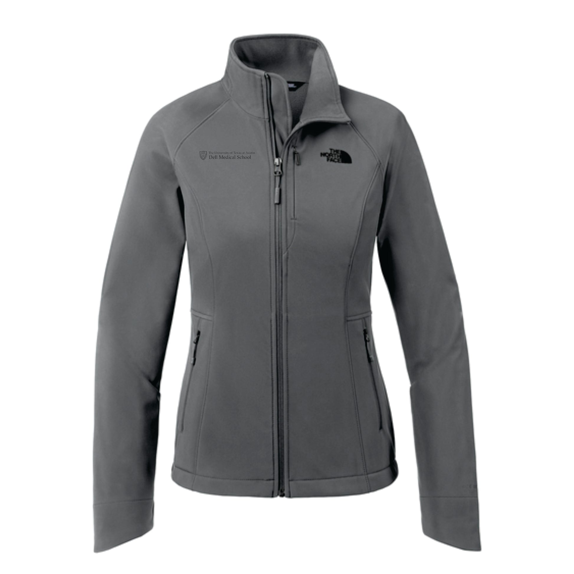 Dell Medical North Face Grey Women's Apex Soft Shell Jacket