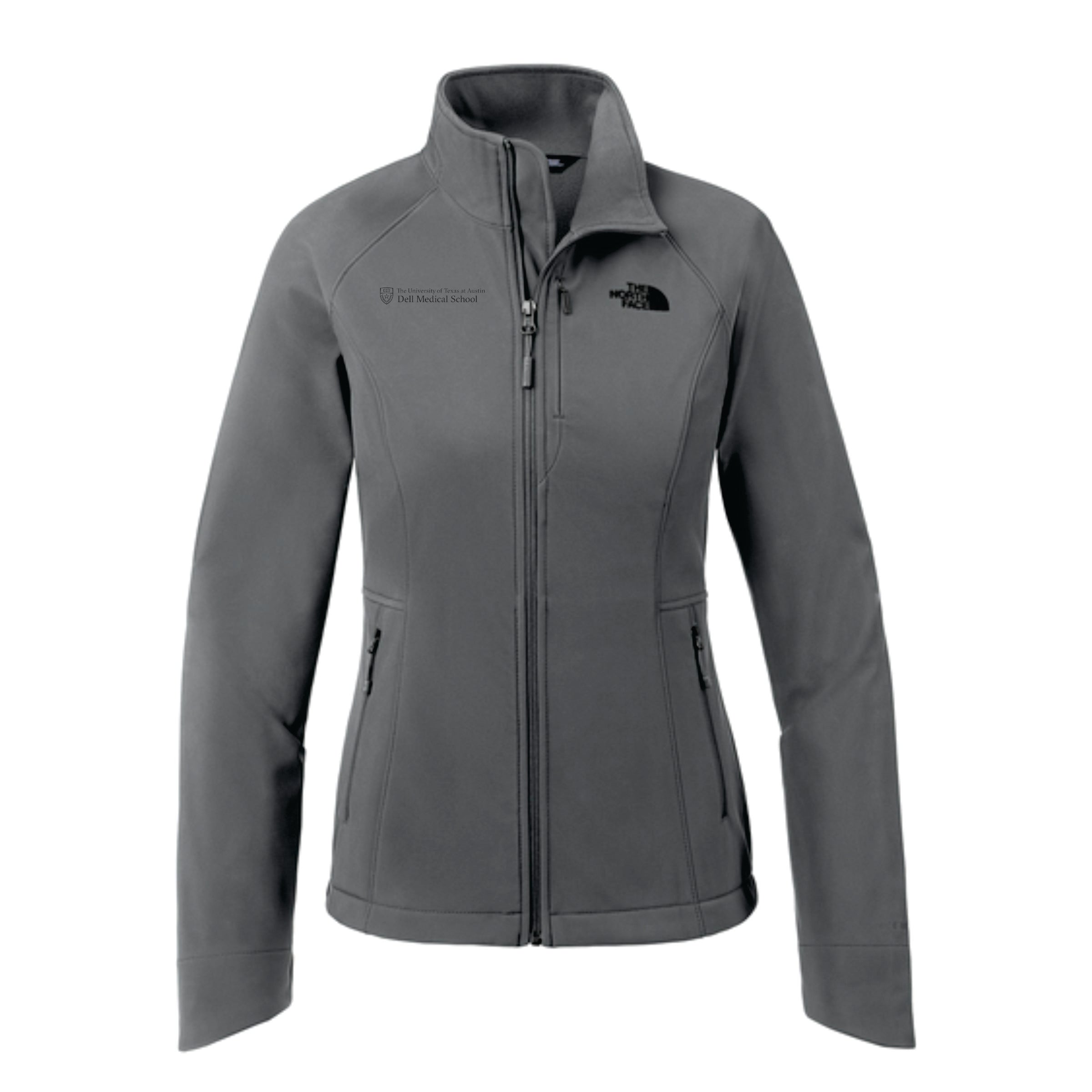 Dell Medical North Face Grey Women's Apex Soft Shell Jacket