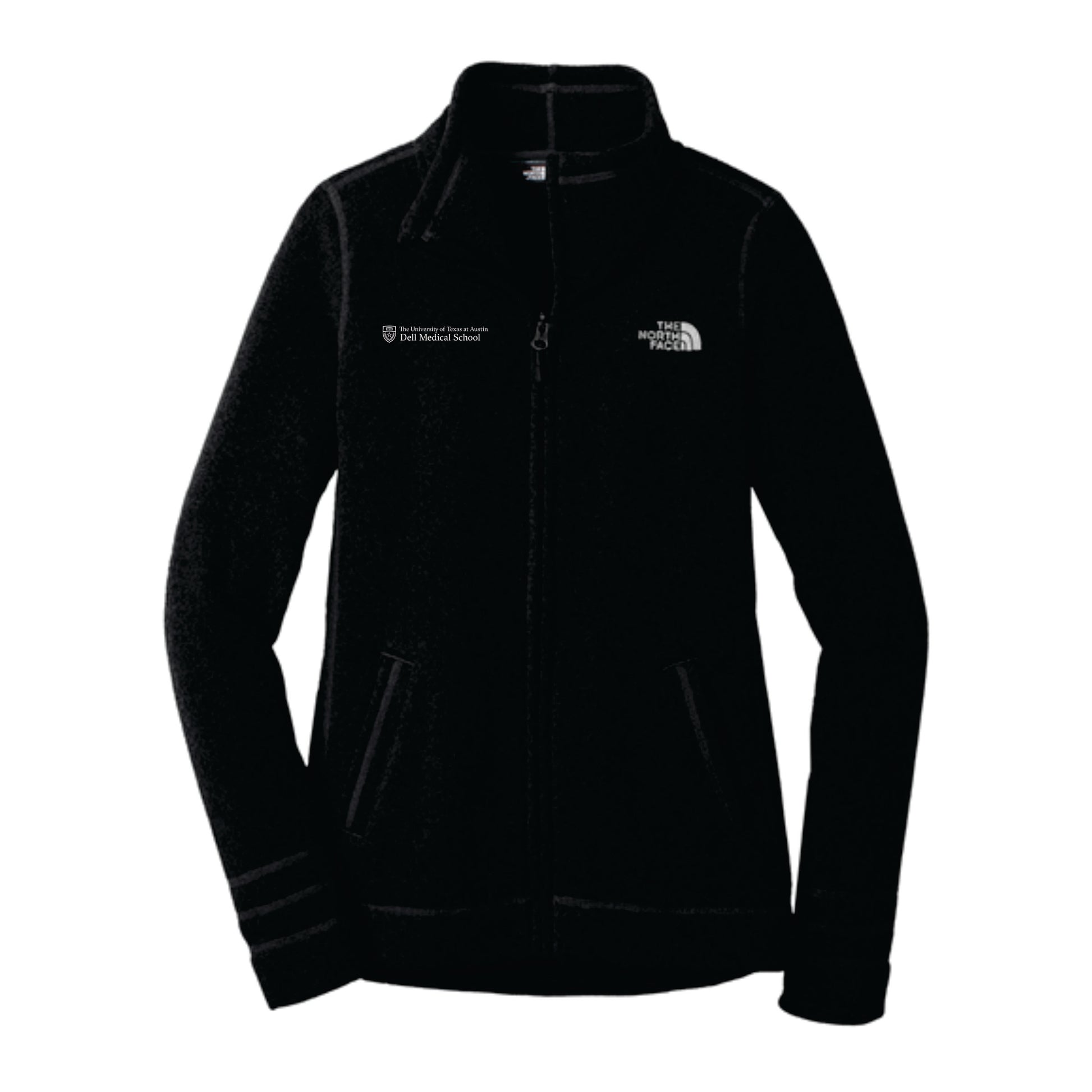 Dell Medical North Face Black Women's Sweater Fleece Jacket
