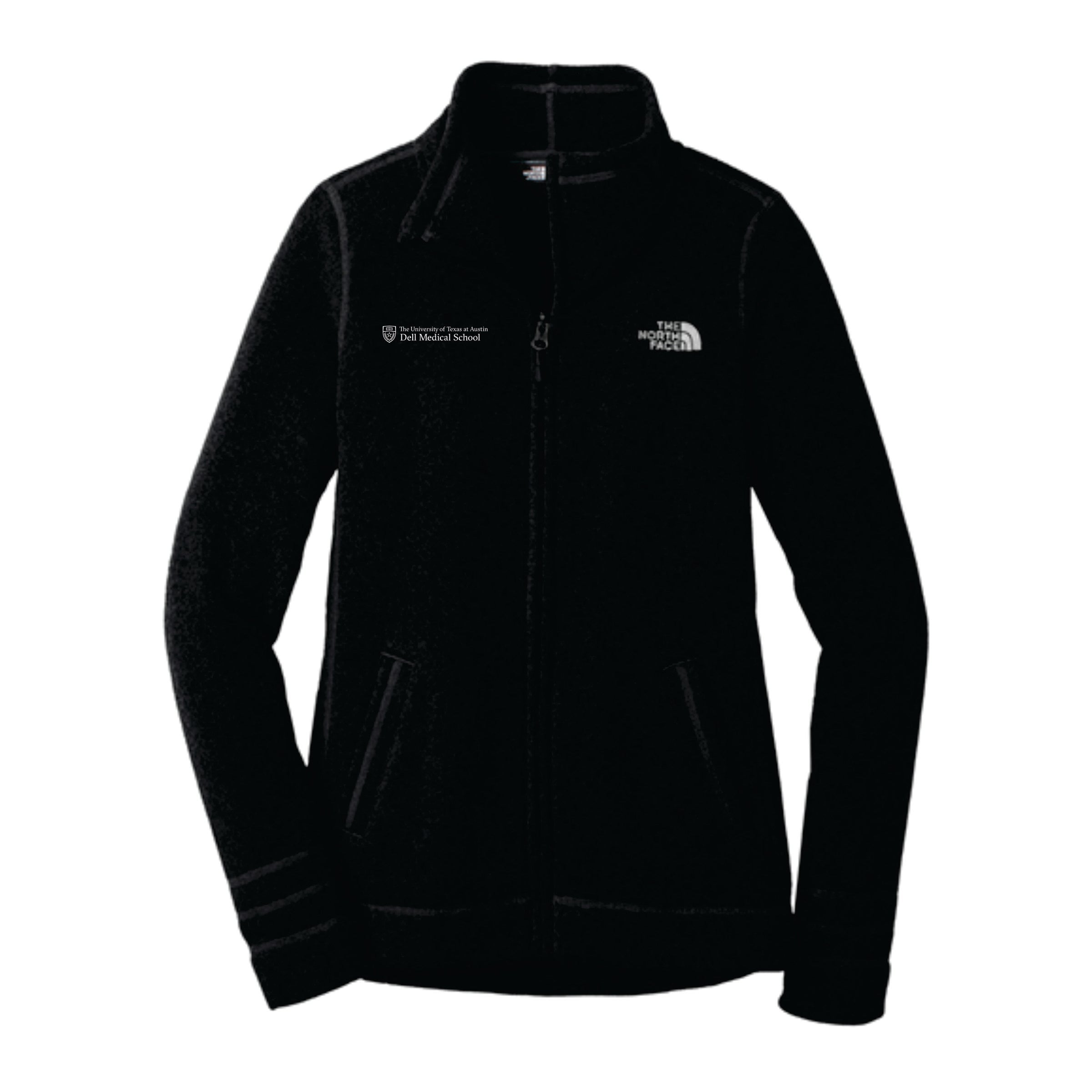 Dell Medical North Face Black Women's Sweater Fleece Jacket
