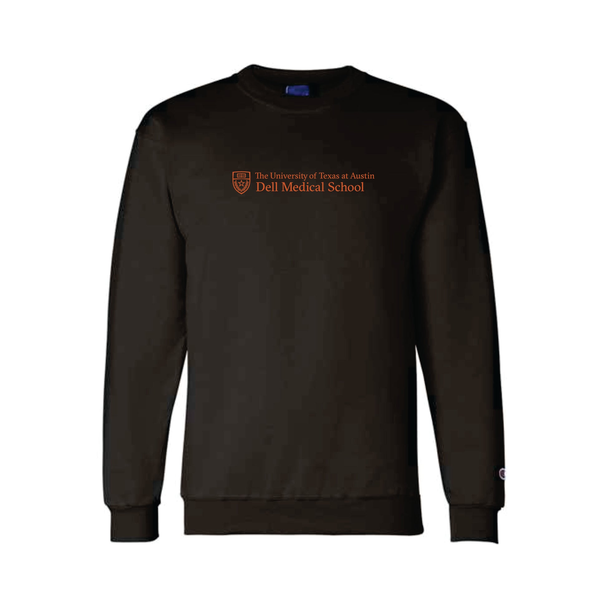 Dell Medical Champion Unisex Black Embroidered Powerblend Sweatshirt