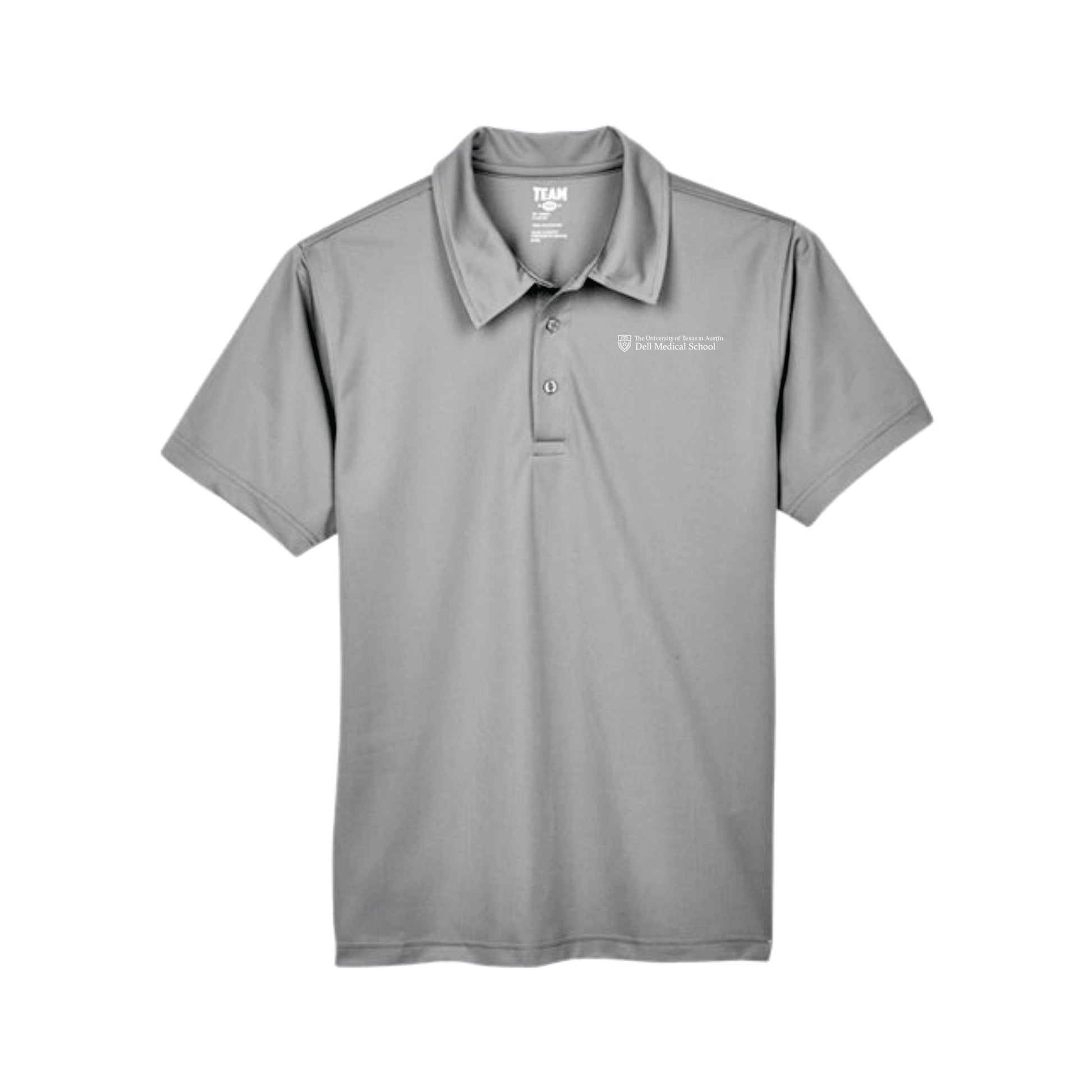 Dell Medical Team 365 Grey Men's Performance Polo