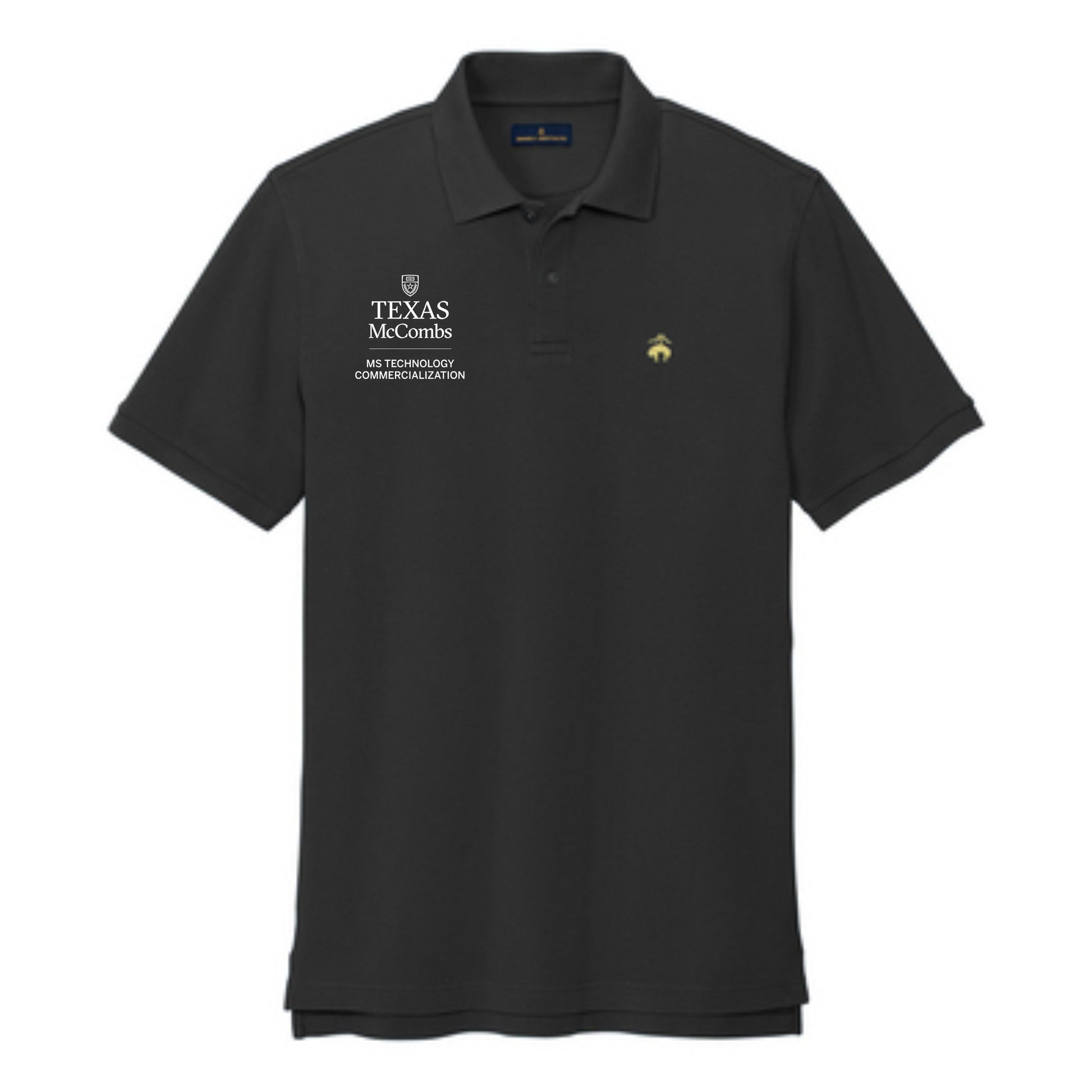MSTC Brooks Brothers Black Men's Cotton Polo