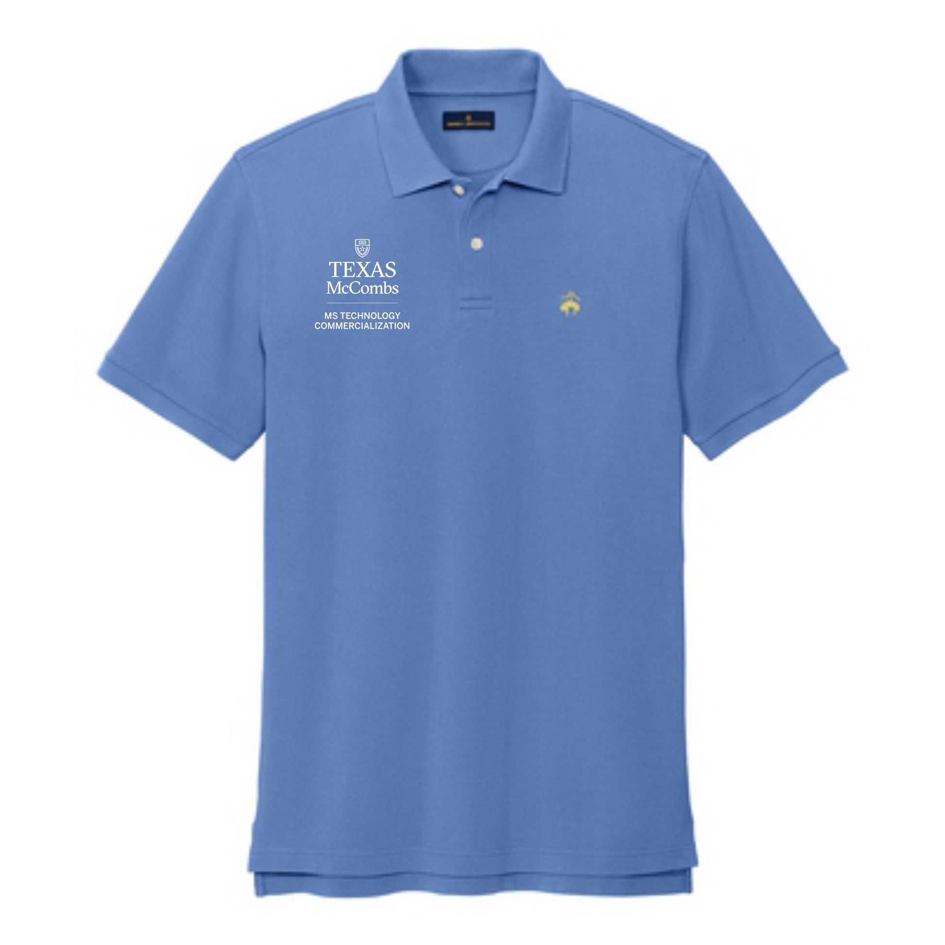 MSTC Brooks Brothers Charter Blue Men's Cotton Polo