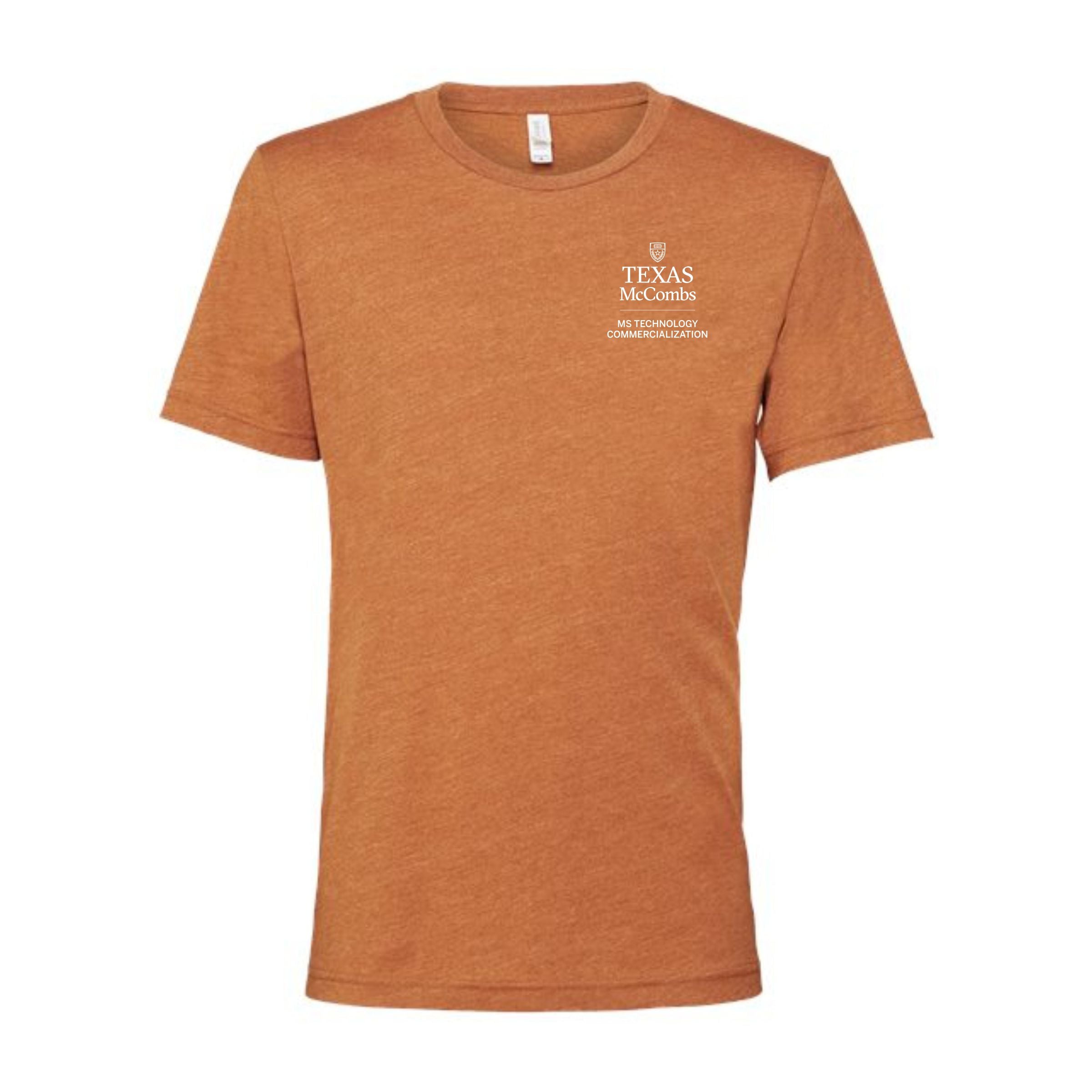 MSTC Bella+Canvas Unisex Heather Burnt Orange Short Sleeve Tee