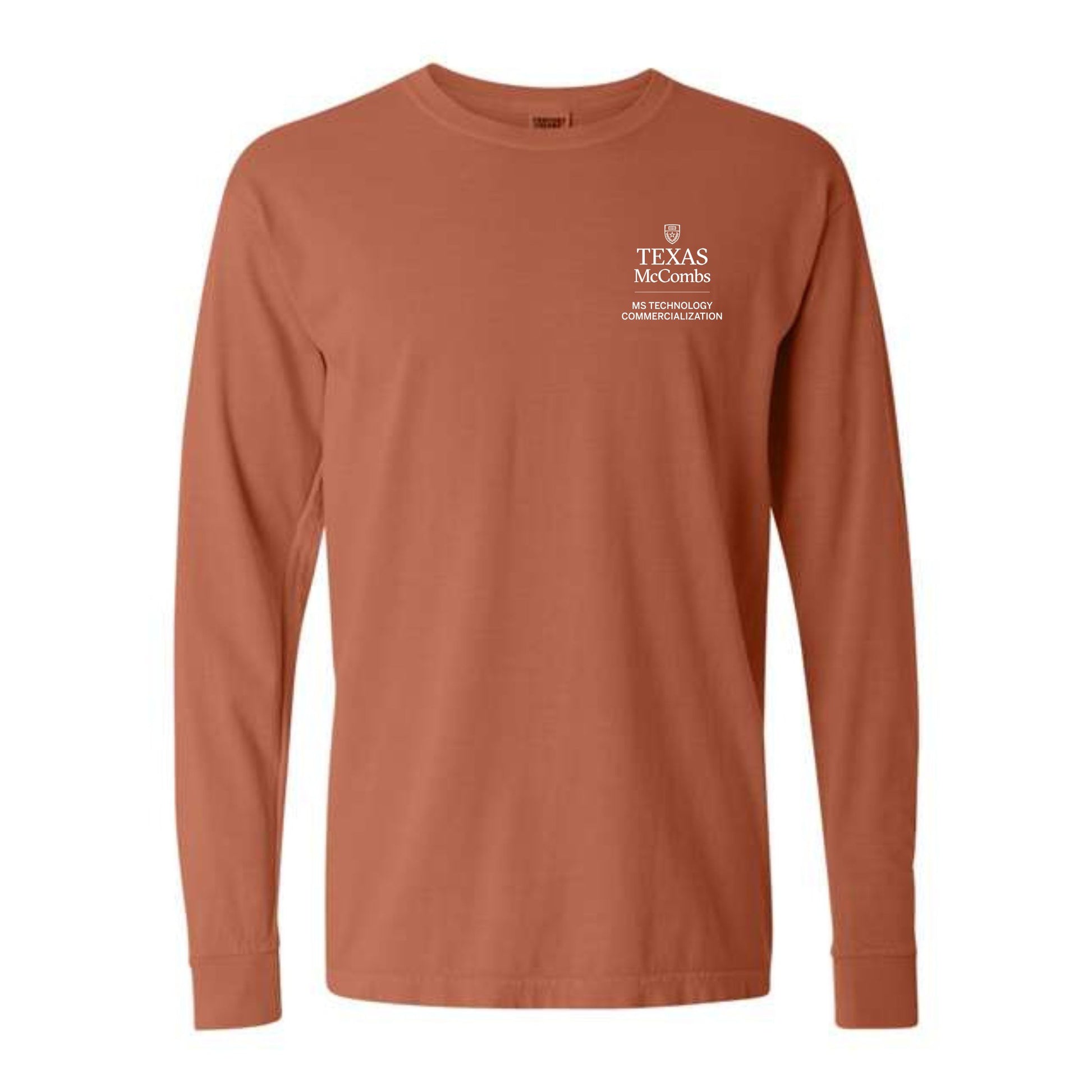 MSTC Comfort Colors Unisex Burnt Orange Long Sleeve Tee