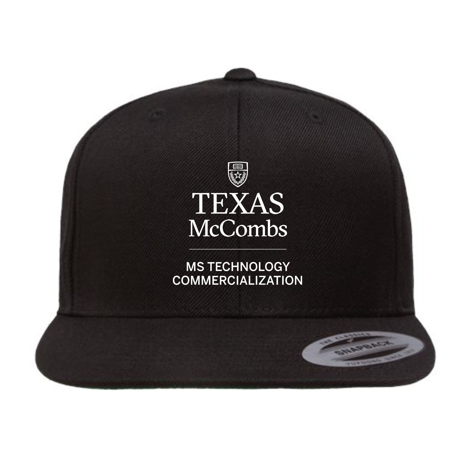 MSTC YP Classics Black Premium Flatbill Snapback Cap
