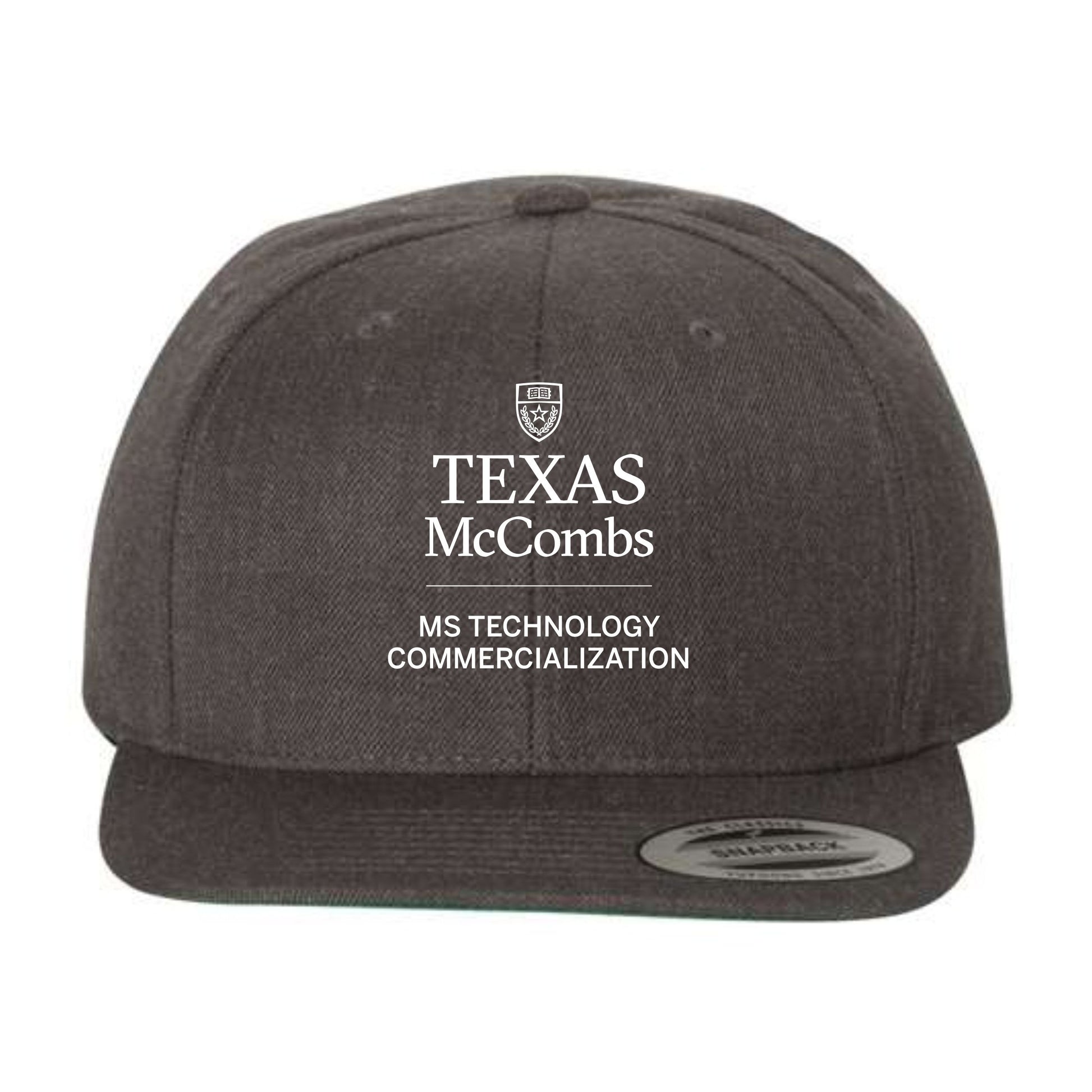 MSTC YP Classics Dark Heather Premium Flatbill Snapback Cap
