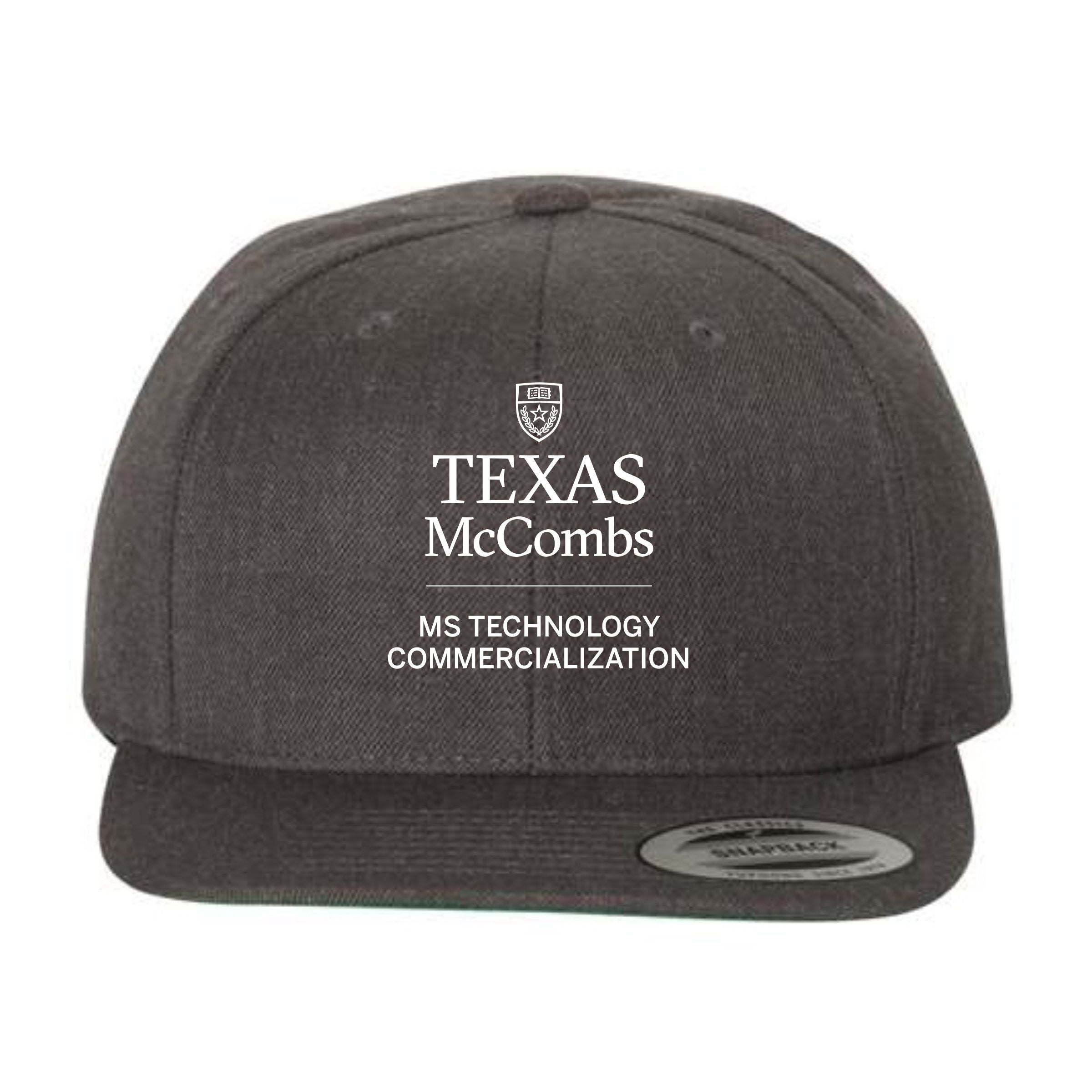 MSTC YP Classics Dark Heather Premium Flatbill Snapback Cap