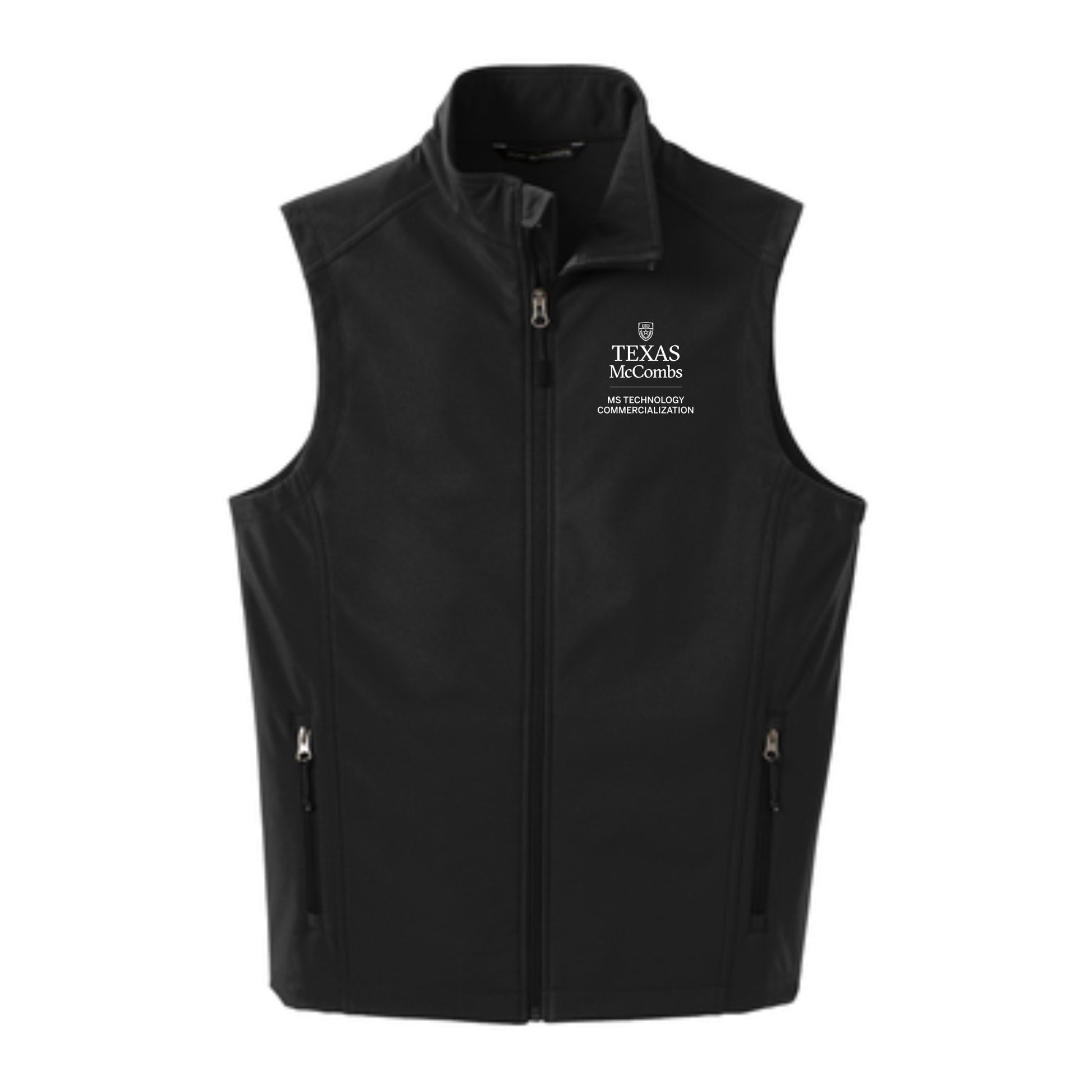 MSTC Port Authority Men's Black Soft Shell Vest