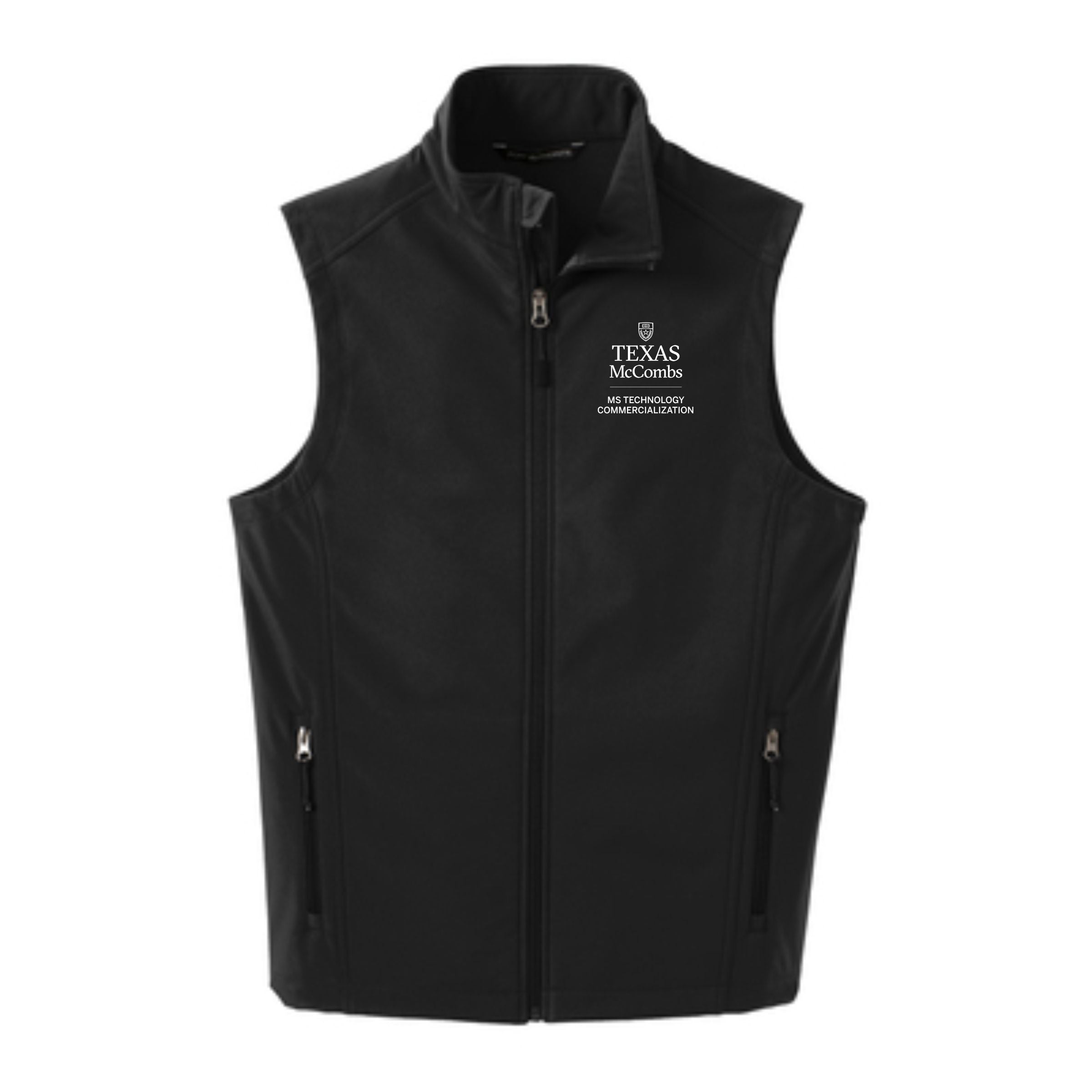 MSTC Port Authority Men's Black Soft Shell Vest