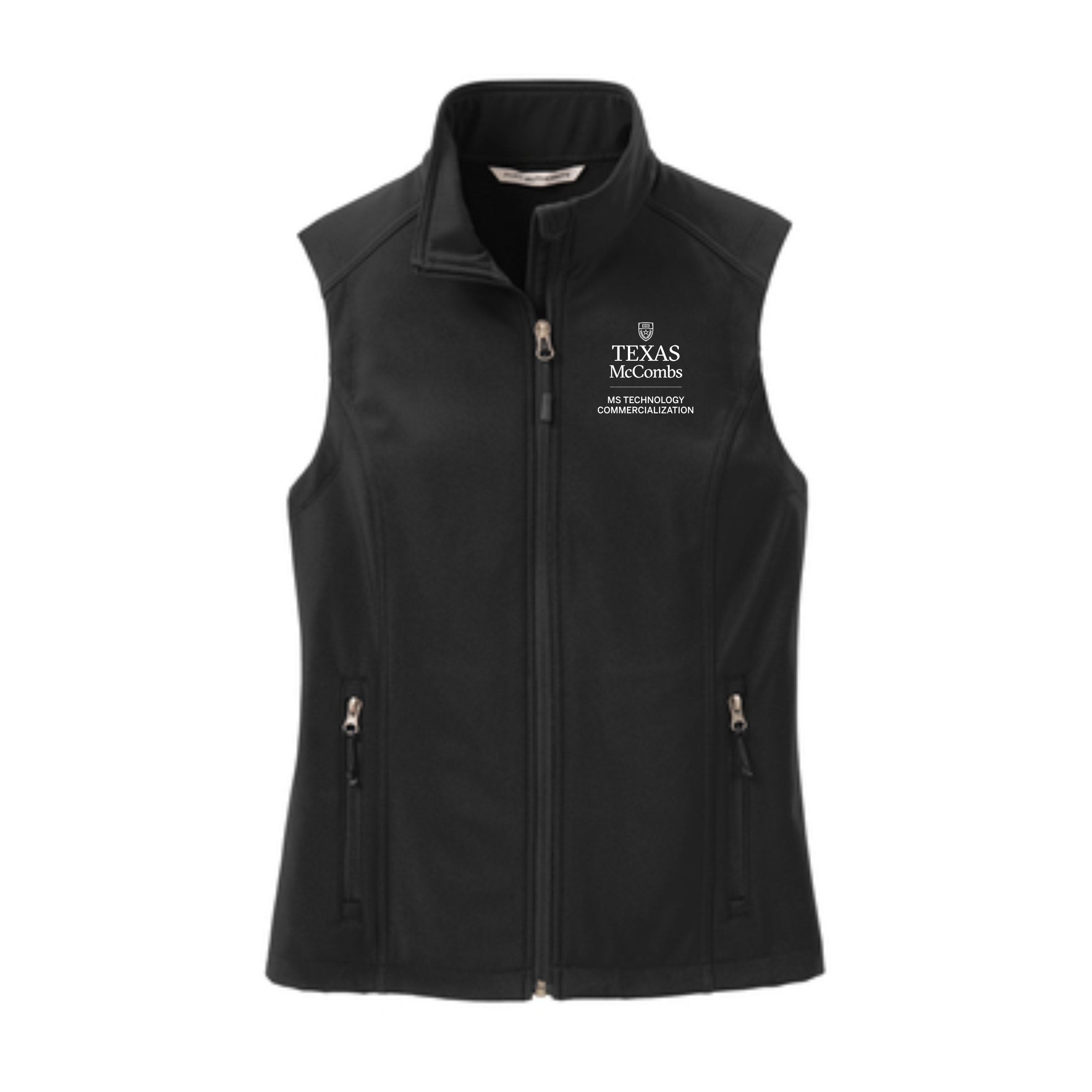 MSTC Port Authority Women's Black Soft Shell Vest