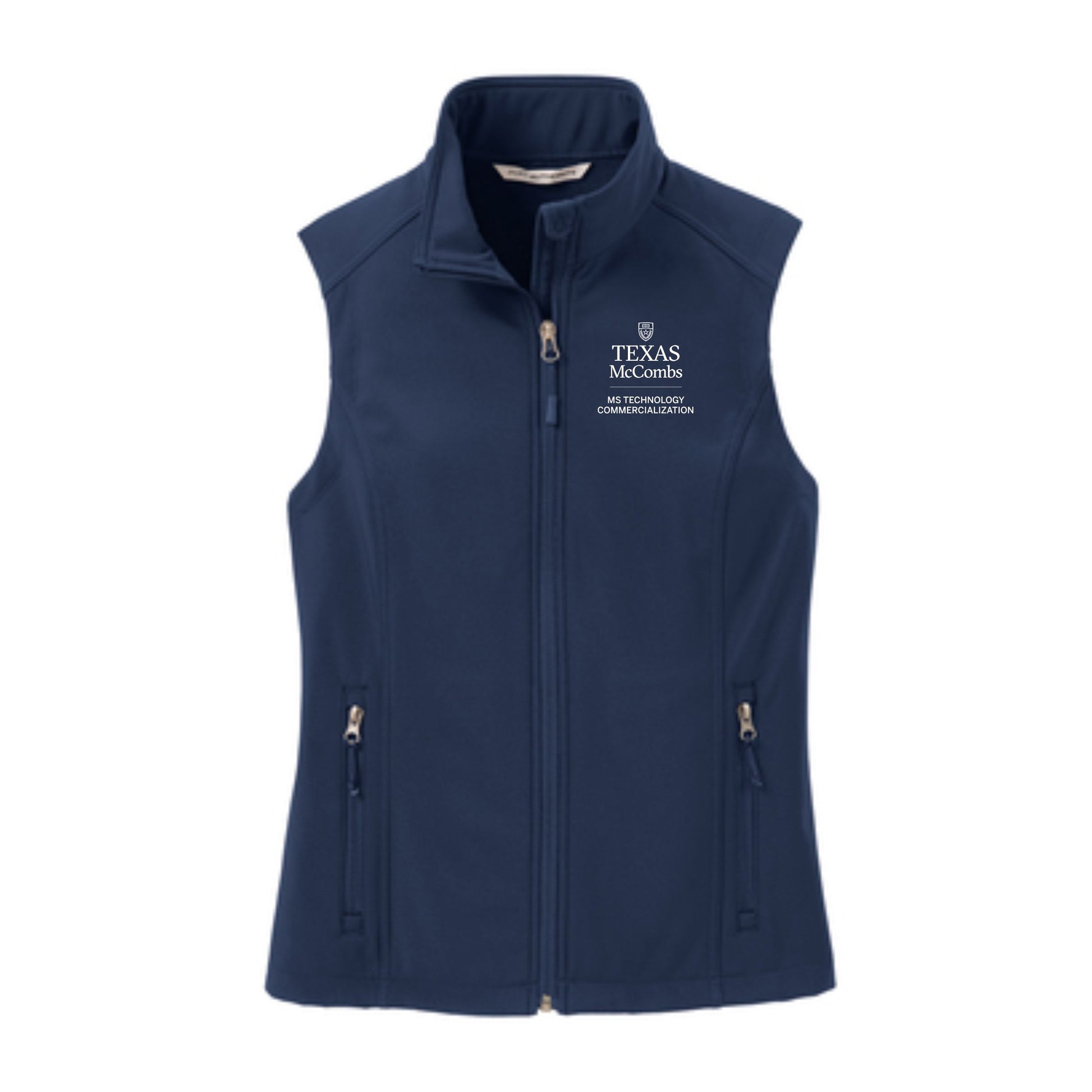 MSTC Port Authority Women's Navy Soft Shell Vest