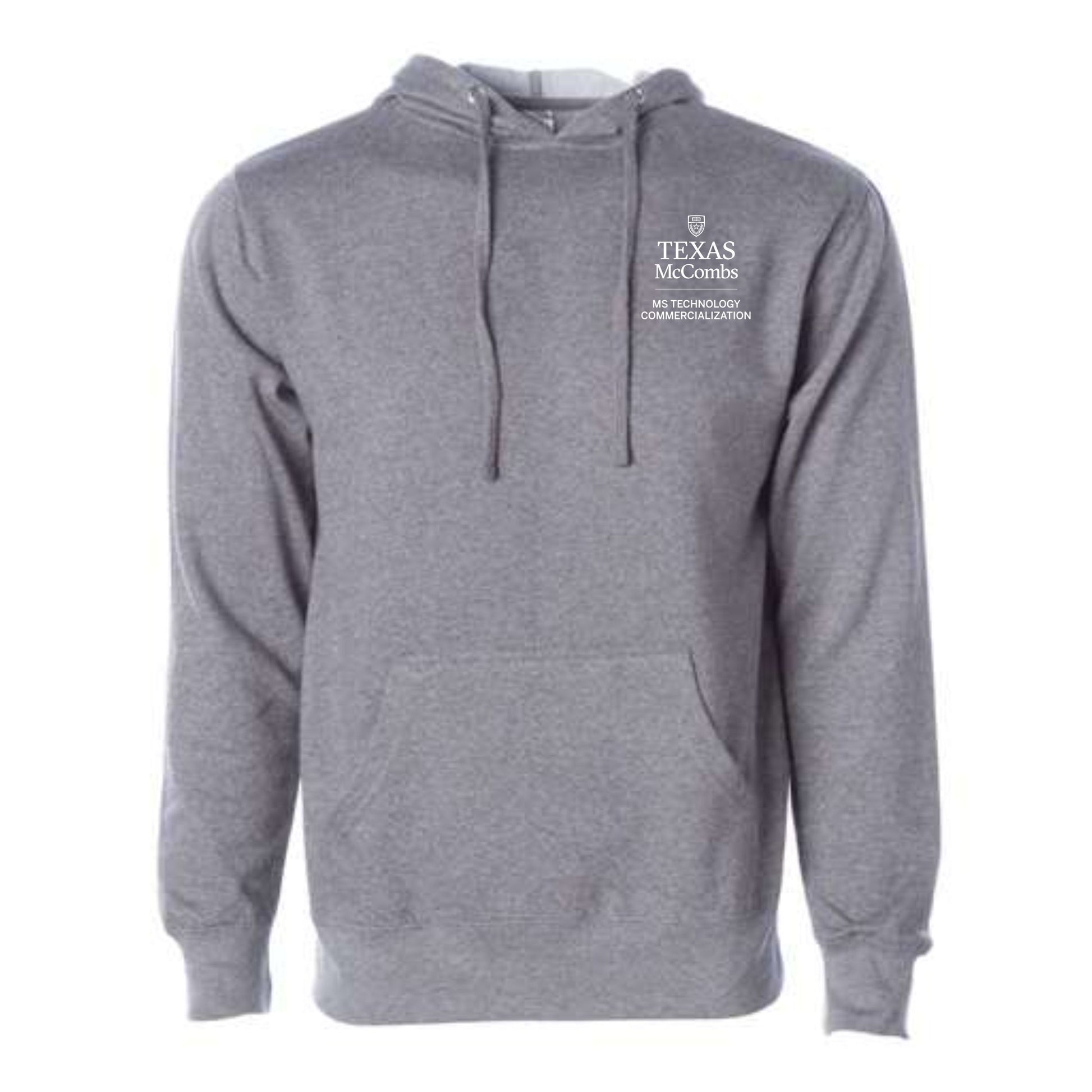 MSTC Independent Unisex Heather Gunmetal Midweight Hooded Sweatshirt