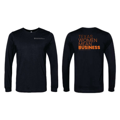 GWIB Unisex Bella Black Heather Long Sleeve Tee