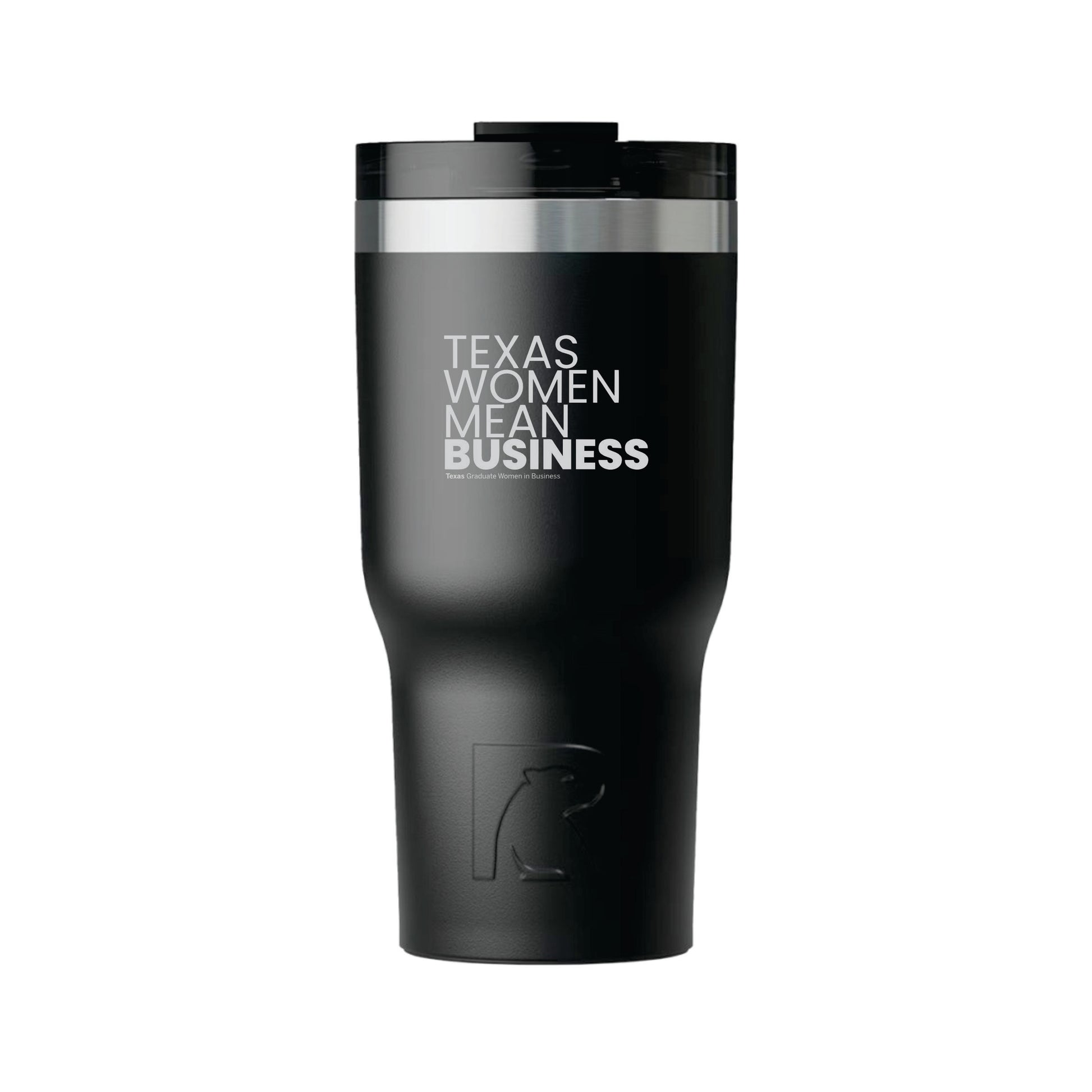 GWIB RTIC Black 20oz Stainless Tumbler w/ Ceramic Lining