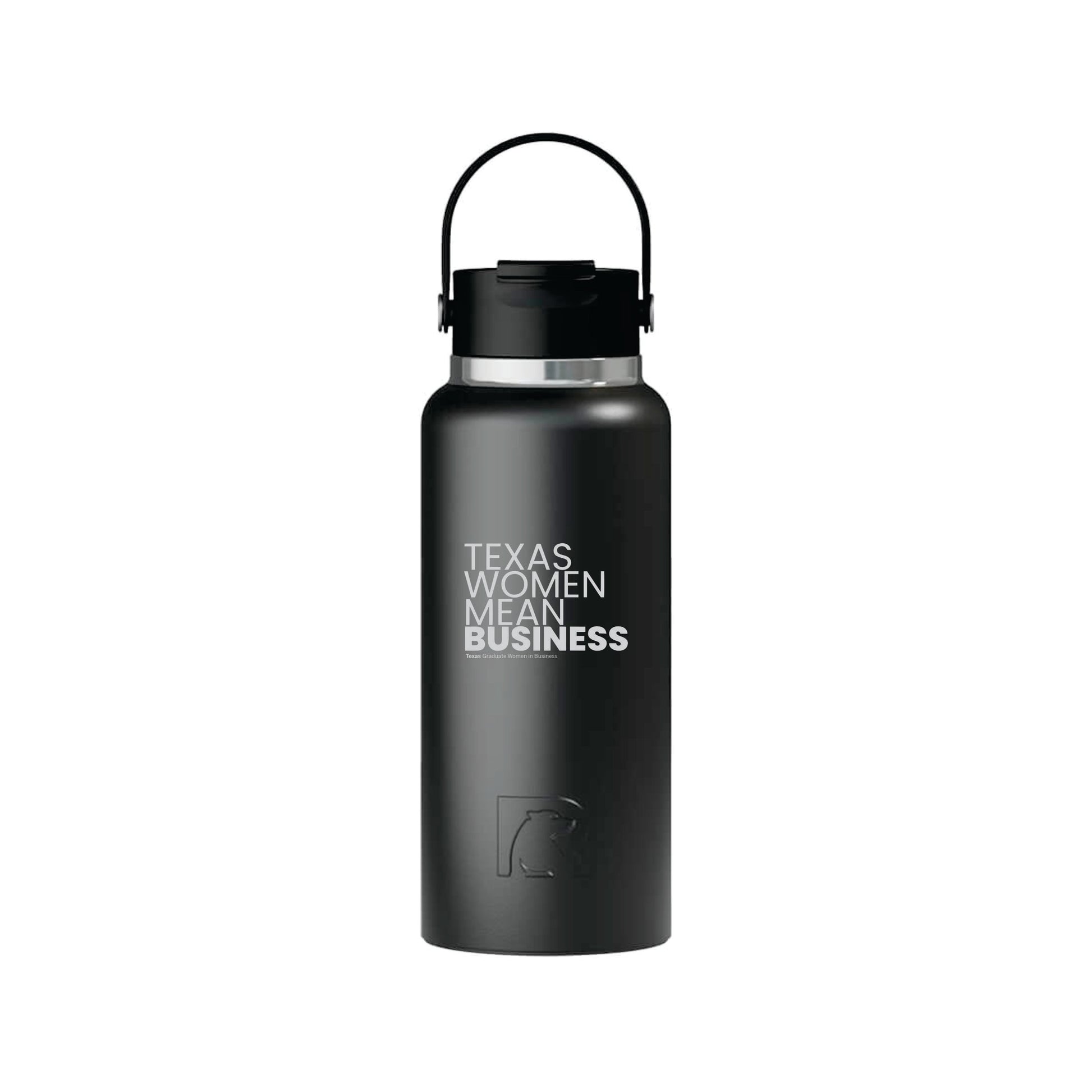 GWIB RTIC Black 32oz Stainless Bottle w/ Ceramic Lining